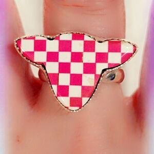 Cow Sterling Gemstone Ring